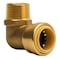 Quickfitting 3/4in Push-to-Connect x 3/4in MNPT Brass Male Elbow Adapter Fitting LF823MR - alternate 1